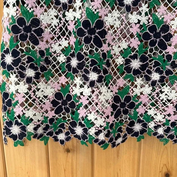 Foxiedox Floral Lace A-Line Maryem Midi Dress Size Extra Small - Picture 11 of 14